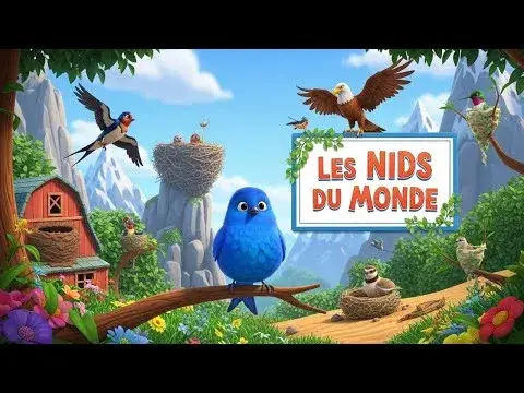 Les Nids d'Oiseaux : Comment les Oiseaux Construisent 3-7 ans 🪺