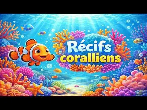 Les Récifs Coralliens : Monde Sous-Marin pour Enfants 3-7 ans 🐠