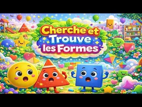Cherche et Trouve les Formes : Carré, Rond, Triangle en Jeu 🔺