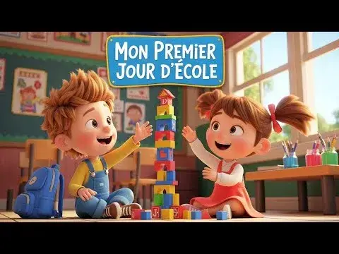 Premier Jour d'École : Histoire pour Préparer la Rentrée 🎒