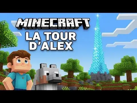 La Grande Tour d'Alex : Minecraft et la Persévérance 5-8 ans 🏗️