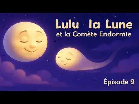 Conte Astronomie pour Enfants : Lulu la Lune et la Comète ☄️