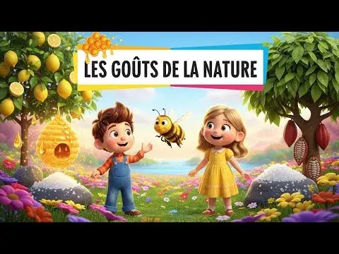 Les 4 Saveurs : Sucré, Salé, Acide, Amer pour Enfants 2-6 ans 👅