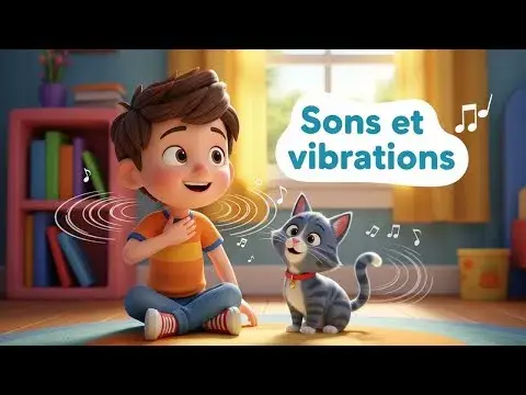 Son et Vibrations : Histoire de Physique pour Enfants 4-7 ans 🔊