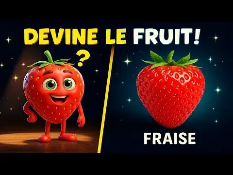Devine le Fruit ! Jeu Interactif Maternelle pour les Fruits 🍌