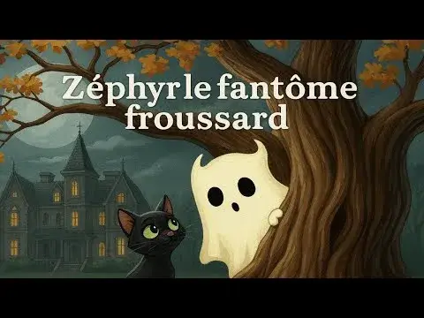 Zéphyr le Fantôme Froussard : Apprivoiser la Peur du Noir 👻