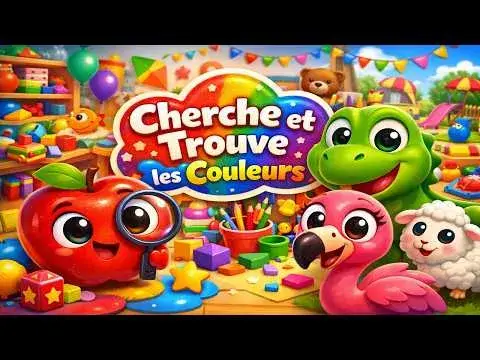 Cherche et Trouve les Couleurs : Jeu Visuel Maternelle 2-5 ans 🎨