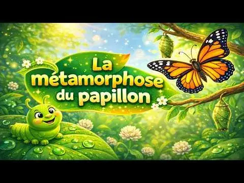 Métamorphose du Papillon : De la Chenille au Vol pour Enfants 🦋