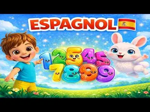 Compter de 1 à 9 en Espagnol : Vidéo Bilingue Maternelle 🇪🇸
