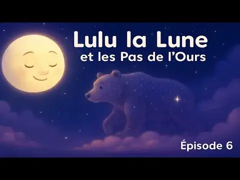 Conte de Forêt pour Enfants : Lulu la Lune et l'Ours qui Dort 🐾