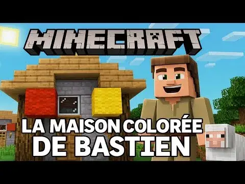 Le Villageois et sa Maison Arc-en-Ciel : Minecraft Créativité 🏠