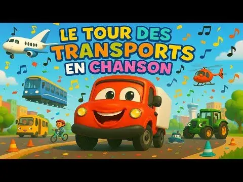 Chanson des Transports en Maternelle : Voitures, Trains et Avions 🚗