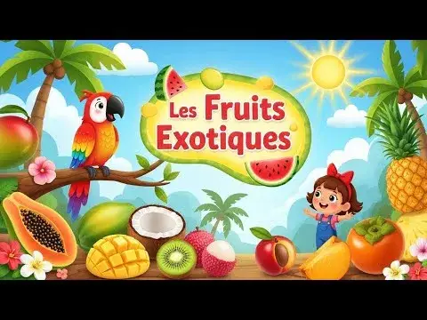 Fruits Exotiques : Mangue, Ananas, Papaye pour Enfants Curieux 🌴