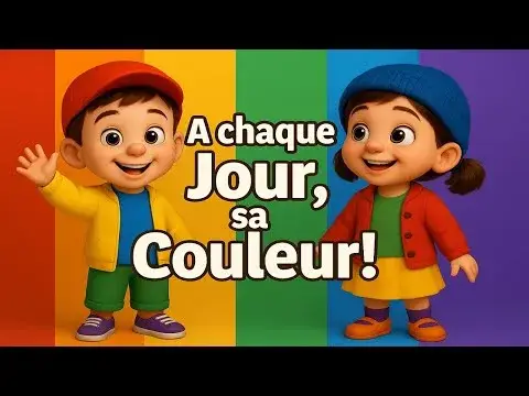 Jours de la Semaine en Couleurs : Lundi Bleu, Mardi Rouge 📅