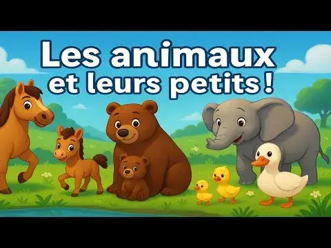 Comptine Animaux et Leurs Petits : Chiot, Chaton, Poussin 🐾