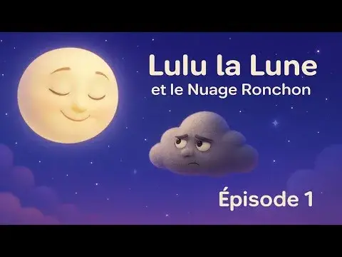Gérer les Émotions : Lulu la Lune et le Nuage Ronchon ☁️